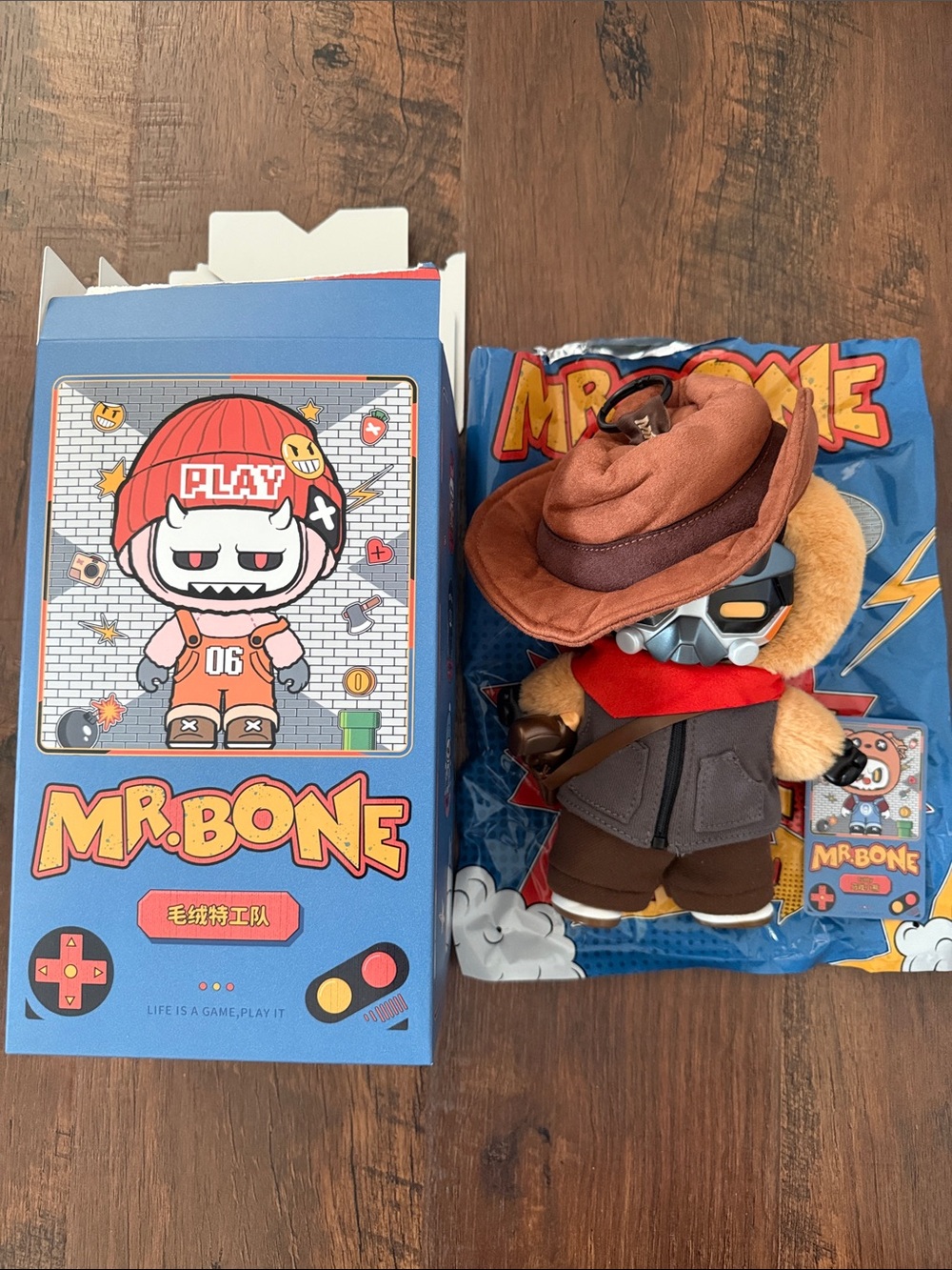 Mr Bone Buddies Plush Series pendant